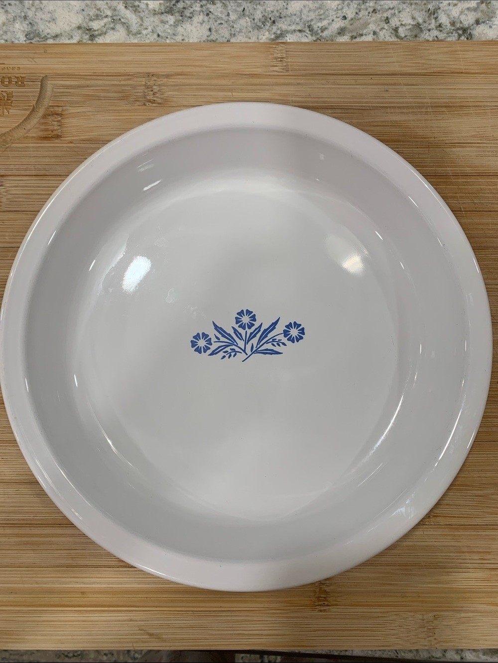 Corning Ware Cornflower Pie Dish 9” x 1 1/4”